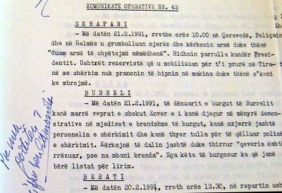 1991/Shqipëria në ditët e para pas rrëzimit të shtatoreve të diktatorit