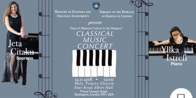 Jeta Çitaku Cana nesër me koncert recital në Londër