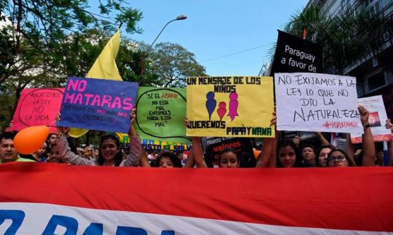 Protesta në Paraguaji ku aborti është i paligjshëm