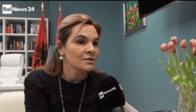 RAI News interviston Monika Kryemadhin/ Italia e shikon të ikur Ramën