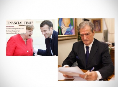 Berisha publikon artikullin e “Financial Times”: Dush me ujë të ftohtë në Berlin për aventurierët e Ballkanit