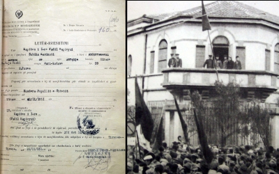 Fletëarresti i Sabiha Kasimatit dhe godina e legatës sovjetike në Tiranë