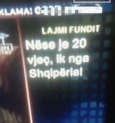 Tashmë edhe në Tv!