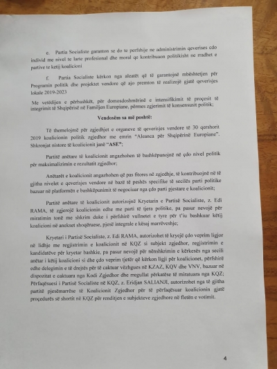 Tepsia e Ramës me aleatët. Marrëveshja e antiligjore e PS për punësimet politike
