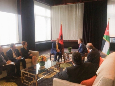 Meta takohet me Mbretin e Jordanisë, Abdullah II
