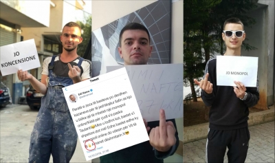 Rama u nxorri gishtin e mesit në Twitter, ja fushata e të rinjve për t&#039;i bërë Ramës f**k