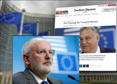 Frankfurter Allgemeine Zeitung tregon se si u bllokua nga Hungaria, që njeriu i Sorosit të drejtonte KE-në