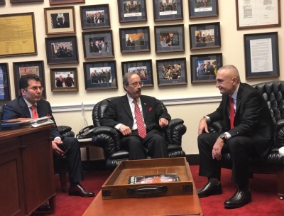 Meta takohet me Kryetarin e Komisionit për Politikën e Jashtme në Kongresin Amerikan, Eliot Engel