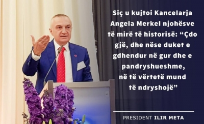 Meta citon Merkel, mesazhi i fortë që jep për politikën