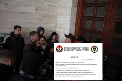 Ngujimi/ Ja 4 kërkesat e studentëve të Juridikut