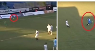 VIDEO/ Portieri shënon golin më të bukur në minutat shtesë
