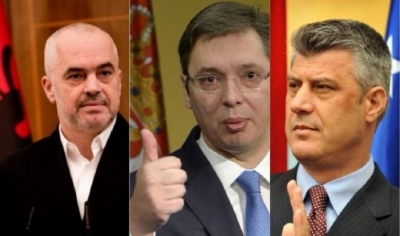 “Thaçi, Vuçiç dhe Rama kanë diskutuar për shkëmbim territori”