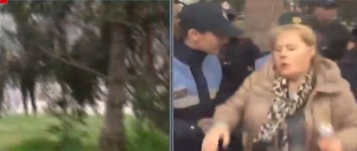Protesta/ Policia nuk kursen as gazetarët dhe operatorët
