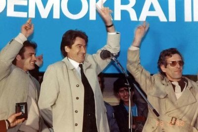 ‘Dhjetor 1990 me liderë të PD’/ Berisha me Hajdarin dhe Pashkon: Nderim të pakufijshëm për kontributin e tyre