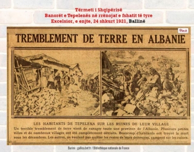 Tërmetet tragjikë që kanë shkatërruar Tepelenën, Vlorën dhe Korçën