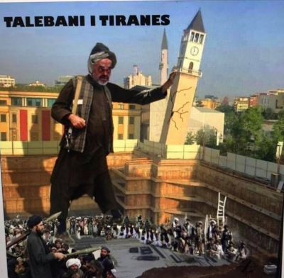 Talebani i Tiranës/Një meme virale në rrjetet sociale