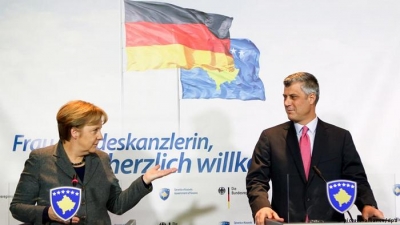 Merkel pret për herë të parë Thaçin në Berlin