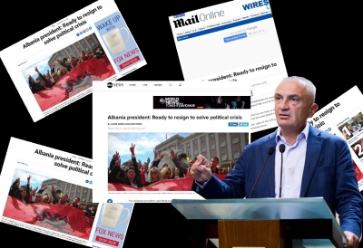 Mbi 200 media botërore publikojnë lajmin e Presidentit Meta se do sakrifikojë postin për zgjidhjen e krizës
