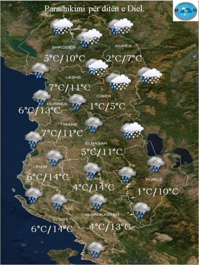 Fundjavë me shira dhe shtrëngata në të gjithë vendin/ Ja kur nis rritja e temperaturave