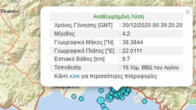 Greqia tronditet nga tërmeti, ja magnituda dhe ku ishte epiqendra