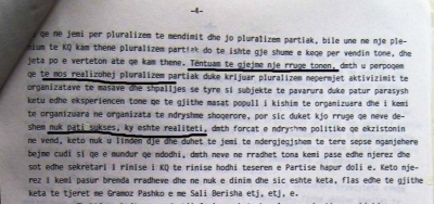 1991/“Tentuam pluralizmin tonë të shoqatave, por nuk mundëm”