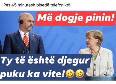 Humor në rrjetet sociale me Ramën pas përgjigjes së kancelares Merkel për negociatat