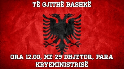 Diaspora protestë para Kryeministrisë