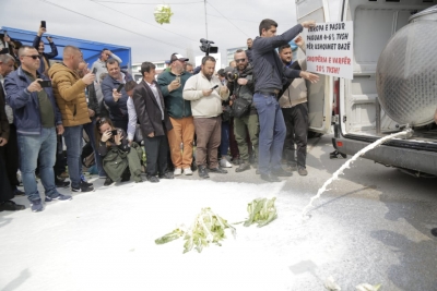 Pamje dramatike, ja si shkatërrojnë prodhimet fermerët në Lushnjë