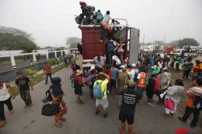 Në Mexico City mbërrijnë emigrantët e parë, në kërkim të Amerikës