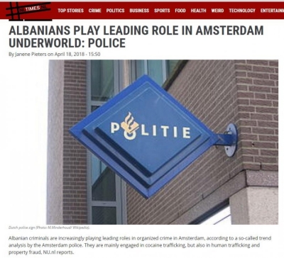 Alarmohet policia hollandeze: Shqiptarët drejtojnë botën e krimit në Amsterdam(foto)