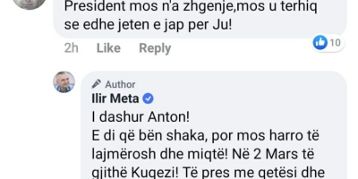 Presidenti komunikon me qytetarët: Më dy mars ju pres të gjithëve!