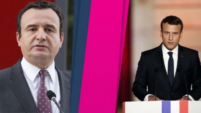 Albin Kurti takon sot presidentin francez Macron