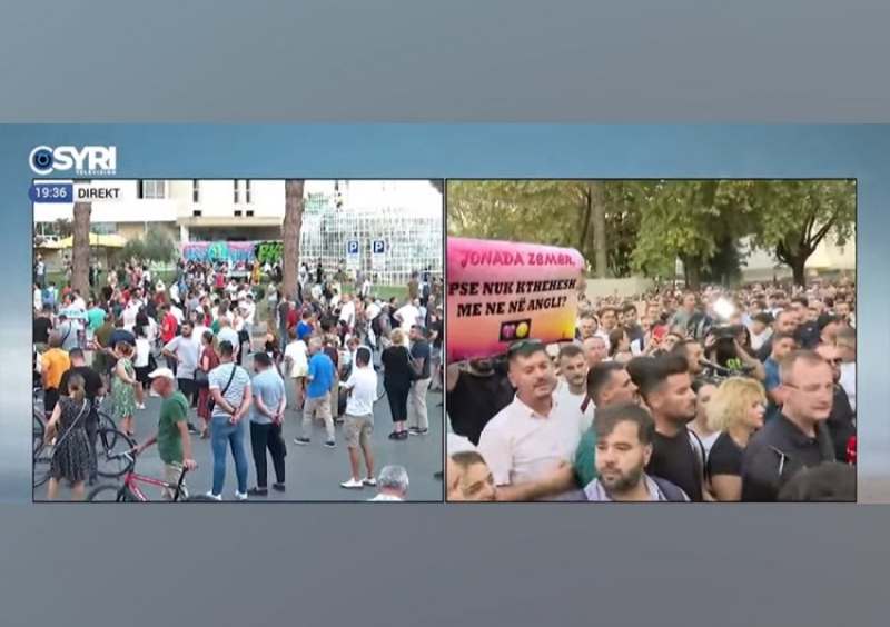 Qytetarët revoltohen para zyrës së tij, Çuçi largohet nga godina e Ministrisë së Brendshme