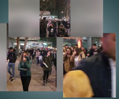 VIDEO/ Turp i Sandër Lleshajt, shikoni si dalin nga shkolla fëmijët për t&#039;iu larguar gazit helmues