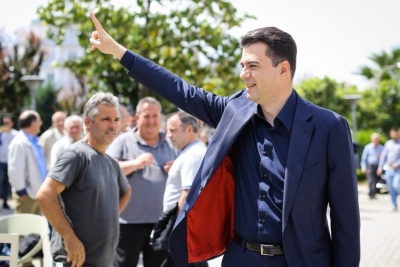 Basha pas takimit në Elbasan: Ne e nisëm fushatën në krahun tuaj, do ta vazhdojmë betejën deri në fitoren e Shqipërisë