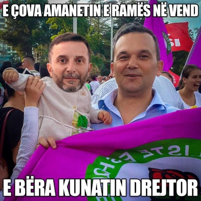 Memet ne rrjete sociale/E cova amanetin e Rames ne vend.E bera kunatin drejtor.