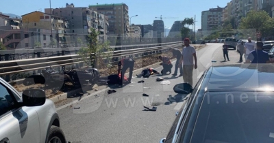 PAMJE TE RENDA/ Aksidentohen policët, ambulanca ngec në trafik