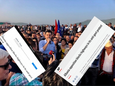 Protesta e djeshme e opozitës, jehonë në dhjetëra media ndërkombëtare, në më prestigjiozet e botës