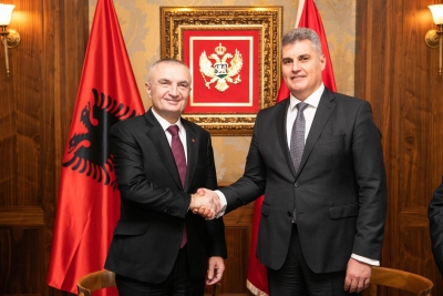 Presidenti Meta pritet në takim të veçantë nga Kryetari i Parlamentit të Malit të Zi, Brajoviç
