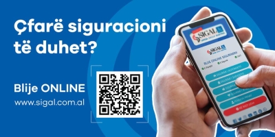 SIGAL ONLINE/ Blini siguracionin që ju nevojitet vetëm me një klikim