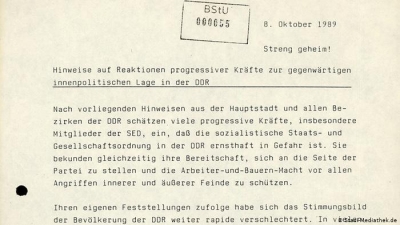 Protokollet e fundit: Si e përjetoi Stasi fundin e RDGJ-së