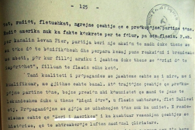 Faksimile e fjalës së Kadri Hazbiut
