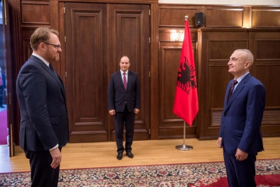 Ambasadori i ri i Danimarkës, i paraqiti Letrat Kredenciale, Presidentit Meta