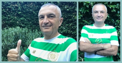 Presidenti Meta uron tifozët e skuadrës “Celtic FC” dhe kujton golin e paharruar të Rudi Vatës