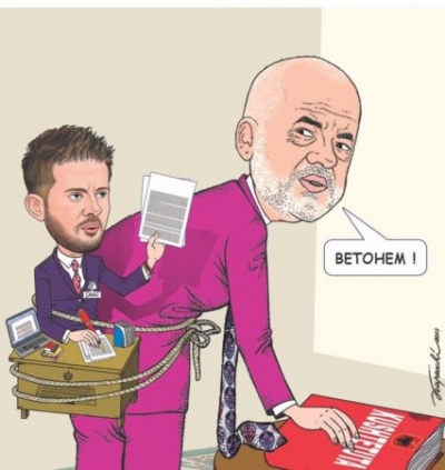 Cakaj i lidhur me litar pas Ramës, Berisha “zbërthen” karikaturën