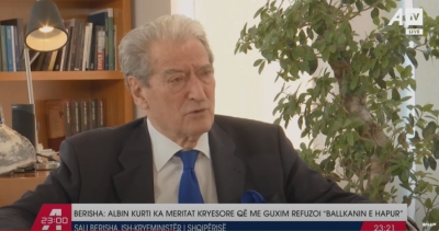 Berisha për Albin Kurtin: Mbrojti me guxim interesin kombëtar dhe evropian duke refuzuar Ballkanin e Hapur!