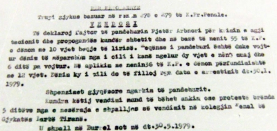 1979/Ridënimi i Pjetër Arbnorit për shprehjen se &quot;socializmi nuk do triumfojë në botë&quot;