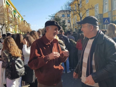 Protesta e studentëve, në mbështetje artistë dhe profesorë