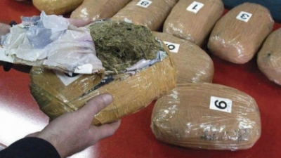 Bllokohen 56 kg marijuanë, arrestohet shqiptari