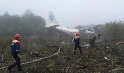 Rrëzohet një avion në Ukrainë, të paktën 5 viktima